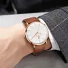 Lucky Fox Nuevo Lujo Ligero Tendencia de Moda Dial de Zorro Reloj de Cuarzo de Cuero Real para Pareja
