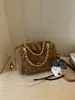Bolso de cadena con diseño único de patrón de diamante para mujer, nueva versión coreana 2026, bolso de mano versátil, bolso de hombro, bolso cruzado, transfronterizo