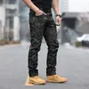 Pantalones Tácticos Ix7 de Primavera y Otoño Pantalones Impermeables de Camuflaje Ropa de Trabajo para Exteriores Pantalones Resistentes a Arañazos y al Desgaste Pantalones Sueltos para Hombre para Deportes al Aire Libre
