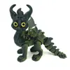 Alas Impresas en 3D Transfronterizas Dragón Volador Articulaciones de Ojo Artificiales Modelo Creativo Móvil Juguetes de Animales Adornos Hechos a Mano Venta al por Mayor