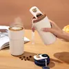 Caneca de Café Clássica Medição Inteligente de Temperatura Caneca Portátil Alto Valor de Cor Aço Inoxidável 316 Cordão Atividade Portátil Presente