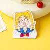 Lindo Broche de Acrílico de Sailor Moon de Dibujos Animados Decoración para Mochila Regalo