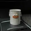 Cubo de basura para coche con forma de boca de salchicha, organizador para coche, caja de almacenamiento multifuncional para coche, cubo para paraguas