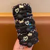 Elástico de Cabelo Rabo de Cavalo Preto Durável Scrunchie Faixa de Cabelo Acessório de Cabelo Acessório de Cabelo Feminino Atacado