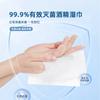 Pacote Grande de Lenços Antibacterianos à Base de Álcool para Uso Doméstico com Tampa, Esterilizantes, Portáteis, Descartáveis, 75% Sem Enxágue