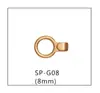 Hebilla de metal para sujetador lencería hebilla metálica ajustable accesorios accesorios hebilla de ajuste de tirante de hombro tirante de traje de baño hebilla de 0 palabras