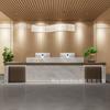 Recepção em Estilo Chinês Moderno Novo Balcão de Recepção para Empresa Balcão de Boas-Vindas para Hotel Centro de Saúde Balcão de Boas-Vindas para Salão de Beleza Bar Balcão de Caixa de Alto Nível