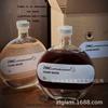 Garrafa Selada, Garrafa de Vinho de Frutas, Garrafa Redonda para Café Cold Brew, Garrafa Pequena de Vinho, Garrafa de Vidro, Garrafa para Chá Gelado, Vidro Transparente