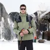 Jaqueta Corta-Vento Outdoor Tongkezhe Outono Novo Combinando para Homens e Mulheres, Jaqueta Corta-Vento Casual Tendência na Moda para Casais