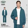 Ropa para Hombre Ckx Felpa Gruesa Forrada de Polar de Peso Pesado 350g Niebla Estilo Americano 19 Colores Sudadera con Capucha Holgada de Doble Cremallera