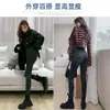 Jeans de cintura alta para mujer, primavera y otoño, nuevo estilo, ajustados, adelgazantes, talla grande, para chicas con sobrepeso, control de abdomen, realce de glúteos, pierna skinny, pantalones básicos, ropa exterior para mujer