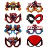 Gafas de Papel con Tema de Spider-Man Máscara Accesorios para Fotos de Cumpleaños Infantil Suministros para Disfraces Gafas Desechables