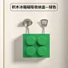Nova Caixa Magnética de Armazenamento para Blocos de Construção, Decoração de Geladeira, Filme Plástico, Porta-Canudos, Ímã de Geladeira, Lateral da Caixa de Armazenamento