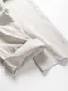 Pantalones Anchos de Lino para Mujer, Corte Holgado, Estilo Delgado de Verano, Caída de Algodón y Lino, Cintura Alta, Pantalones Largos Rectos Adelgazantes