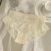 Ropa interior fina de estilo francés para mujer, con encaje sexy de verano, de malla, estilo japonés dulce.