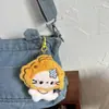Novo Chapéu de Fantasia de Desenho Animado Cabeça de Caranguejo Boneca de Pelúcia Gato Kt Pingente Pingente para Mochila Escolar de Estudante Acessórios de Presente