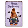 Colgantes Metálicos Retro Europeos y Americanos de Halloween, Pinturas Decorativas para el Hogar sin Marco, Venta al por Mayor de Suministros para Manualidades