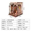 Tienda de Postres Western Oso Pequeño DIY Casa Miniatura Juguete de Ensamblaje Hecho a Mano Adorno Modelo Retro Regalo Alivio del Estrés 3D