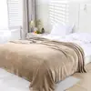 Manta de flanela dupla face, lençol de veludo de leite espessado para o inverno, peça única para uso em casa ou dormitório, manta de flanela e fleece de coral