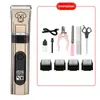 Cortapelos eléctricos para mascotas transfronterizos, rasuradora para perros, recortadora de pelo para gatos, cortapelos profesional para perros Teddy, juego de herramientas para cortar pelo de perro