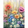 Pintura de Diamante Flor Landscape de Comércio Exterior Transfronteiriço 5D Artesanal DIY Adesivo de Diamante Pintura Sala de Estar Quarto Pintura Decorativa Ornamentos