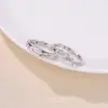 Três Vidas com Anel de Casal Damasco Prata Pura S999 Novo Estilo Chinês Anel de Casal em Prata Pura Tendência Leve Luxo Versátil Anel Ajustável