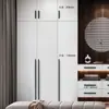 Armario de Aleación de Aluminio Negro Nuevo Manija Extra Larga Cajón Puerta de Armario Gabinete Arco Dorado Moderno Manija Simple