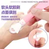 Brocha para Mascarilla Facial de Doble Punta, Cepillo Facial Limpiador de Poros de Gel Suave, Herramienta de Aplicación, Cabezal de Masaje, Raspador Facial, Brocha para Mascarilla