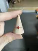 Anillo de Cadena Arcoíris Noche Estrellada Brillante Regalo para Niña Doce Piedras de Nacimiento Piedra del Mes Topacio Simple Nicho TK