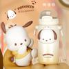 Taza de agua genuina de Sanrio, linda y linda taza de acero inoxidable con aislamiento para estudiantes masculinos y femeninos, regalo escolar, taza de agua