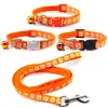 1.0 Parche de Huella de Perro Collar Ajustable para Perro Correa de Tracción Collar con Cascabel para Cuello Perro Cachorro Mascota Cuerda para Perro
