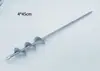 Broca para Jardinería para Plantar Flores, Cavar Hoyos, Aflojar la Tierra, Taladro Eléctrico, Taladro Recargable, Universal para Plantar Verduras y Árboles, Broca Helicoidal