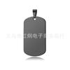 Suministro directo de fábrica placa de identificación para perro de acero de titanio placa de acero inoxidable en blanco material para grabado láser colgante de collar tarjeta para mascota