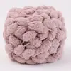 Almofada de Fio de Lã Grande Cobertor Tecido à Mão Material para Colcha DIY Capa de Cobertor Almofada de Puf de Fio com Pom-pom