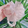 Nuevos Accesorios para el Cabello de Princesa Dulce y Fresca Punto de Ola Niña Bebé de un Año Malla Lazo Correa para el Cabello Tocado de Bebé Pastoral