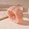 Pulsera Rectangular con Degradado Acrílico Retro Europea y Americana, Brazalete Geométrico Simple y Versátil, Joyería Elegante de Gama Alta de Nicho