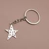 Llavero con colgante de estrella de cinco puntas, diseño explosivo de Amazon Xiyin Temu AliExpress