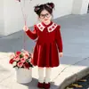 Vestidos para Niñas Primavera Otoño Primer Cumpleaños Bebé Niña Vestido Formal Falda de Cumpleaños Ropa Elegante de Otoño para Niños Vestido de Punto de Princesa