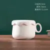 Xícaras de Cerâmica Lisa Jingdezhen para Cerâmica DIY, Xícaras de Argila Branca com Cor Sob Esmalte para Pintura Manual, Xícaras em Branco de Argila Branca Alta