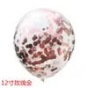 Balão de Lantejoula de 12 polegadas cor sólida placa de luz balão de látex ovo a laser formato de ovo liso formato de ovo redondo fita redonda bomba
