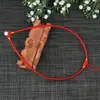 073 Cuerda para Colgante de Hombre y Mujer Buda de Jade Colgante de Guanyin Lanyard de Jade Pei Cuerda para Collar de Jade Cuerda Trenzada Collar de Cuerda Roja