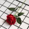 Simulação única multicolorida pequena rosa flanela material high-end casamento casa exibição decoração verde pérola flor falsa
