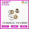 Rolamento Axial Plano Akw Encore F3-6M W2.8 3*6*2.8mm