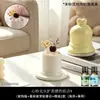 Enfeite difusor de aroma em forma de coração estilo creme sem chama, pedra difusora de mesa fofa de desenho animado criativo, fragrância interna de longa duração