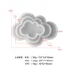 Moldes para Posavasos Combinados Múltiples Combinaciones Moldes de Yeso Epoxi Bandeja de Resina Vendedor Caliente en Amazon Silicona Pura En Stock