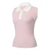 Chaleco Deportivo sin Mangas Fresco de Verano Camisa Polo Casual Ropa para Tenis al Aire Libre Golf Camiseta Transpirable de Secado Rápido