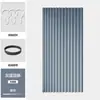 Cortina de Porta Dobrável Sem Furo Modelo Novo 2026 Cortina de Barreira de Ar Frio para Ar Condicionado de Alta Qualidade para Quarto, Cozinha e Corredor