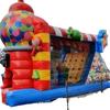 Fabricantes Transfronterizos Personalizados Suministran Castillo Inflable Parque Infantil para Niños Juguetes Inflables Divertido Canal de Obstáculos para Escalar al Aire Libre