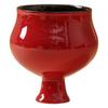 Taza de Té Alta Roja de la Ciudad Prohibida Taza Maestra de Cerámica Estilo Retro Personal para el Hogar Taza de Té de Gama Alta Taza de Té