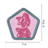 Tema de Bar Transfronterizo Tela de Bordado de Letras Inglesas Coloridas Ropa Bordada por Computadora Lista para Usar Accesorios para Ropa Parche
